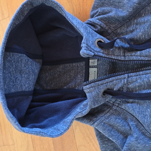 Athleta CYA Heathered Blue Hoodie Sweatshirt- M - Picture 11 of 12